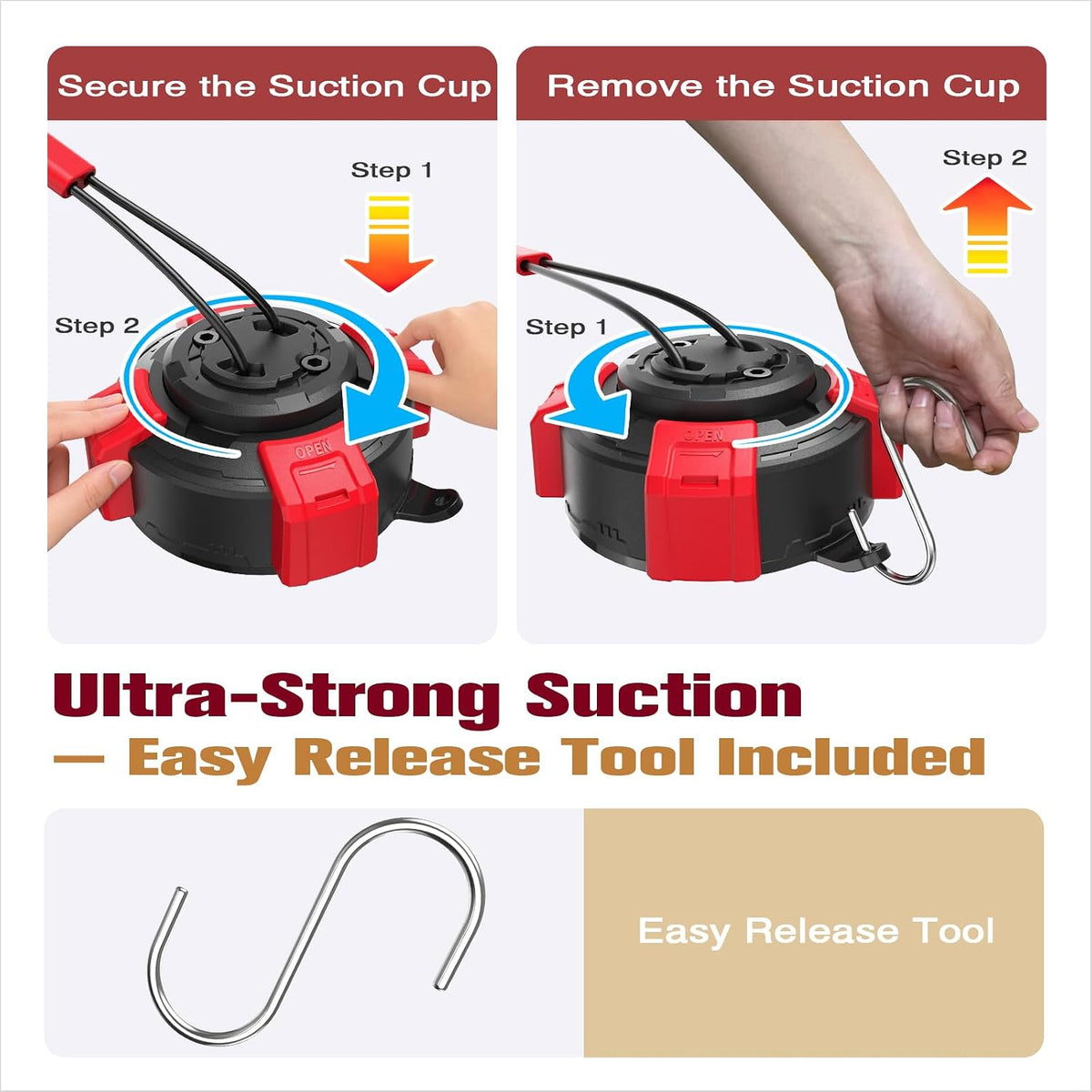 Upgraded Strong Suction Cup Tug of War Dog Toy Interactive Dog Rope Toys for Aggressive Chewers Puppy Molar Ball Chew Toy with Teeth Cleaning for Mental Stimulation & Boredom Relief