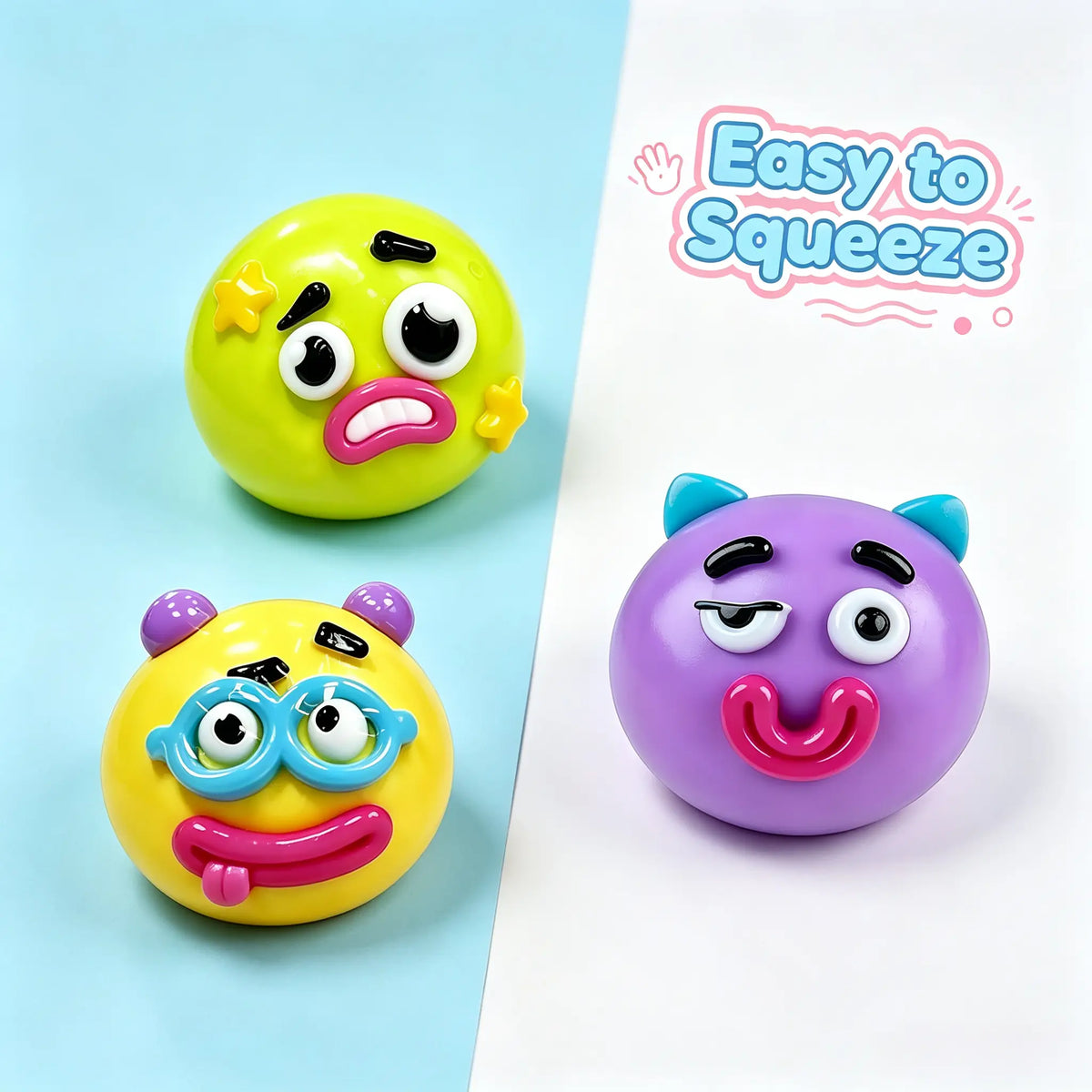 Smushers Curiosities Dog Face Swap Squishy - Soft, Moldable, Slow-Rise Relaxation Toy