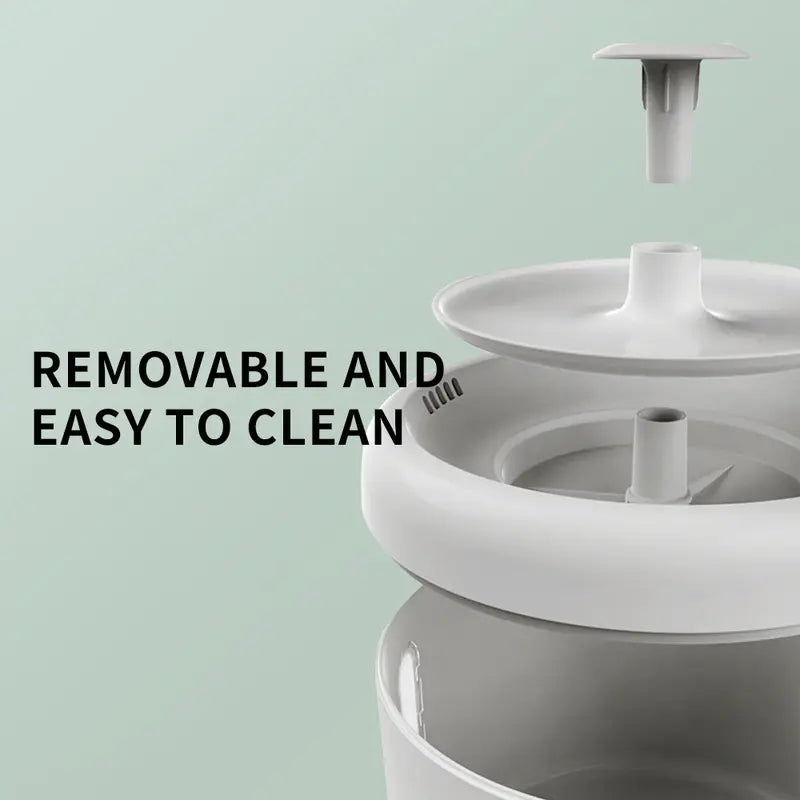 Cat Water Fountain, 2L Pet Cat Water Fountain – Ultra-Quiet Upgraded Automatic Pet Water Dispenser
