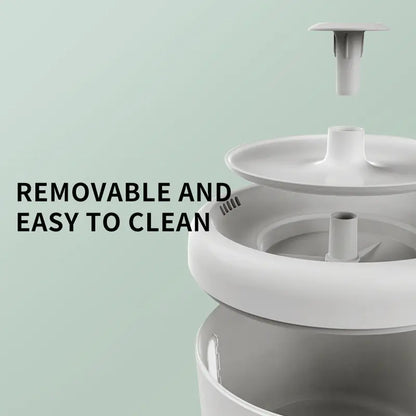 Cat Water Fountain, 2L Pet Cat Water Fountain – Ultra-Quiet Upgraded Automatic Pet Water Dispenser