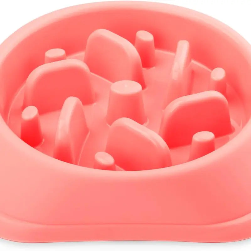 Large Dog Slow Feeder Bowl with Food-Safe Anti-Choke Puzzle Design