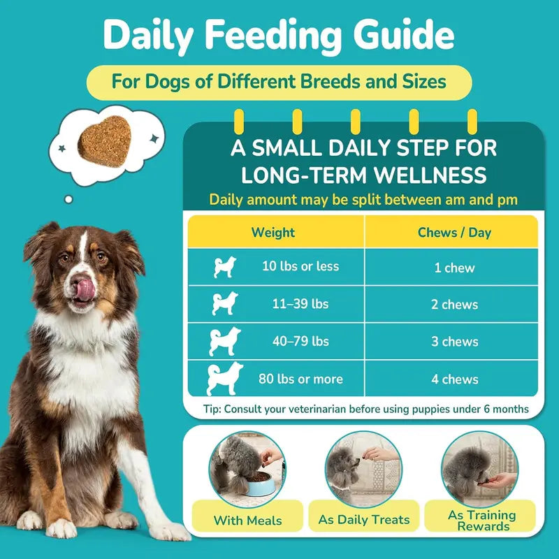 Anal Gland Chews for Dogs - 200 Count with Pumpkin Probiotics & Digestive Enzymes, Advanced Formula to Alleviate Scooting and Odor, Chicken Flavor