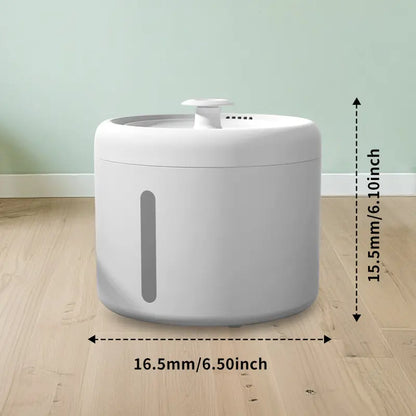 Cat Water Fountain, 2L Pet Cat Water Fountain – Ultra-Quiet Upgraded Automatic Pet Water Dispenser