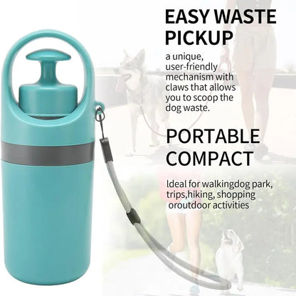 Portable Pet Poop Scooper, 1 Count Dog Waste Bag Holder, Pet Waste Bag Dispenser, Outdoor Dog Poop Scooper, Pet Supplies