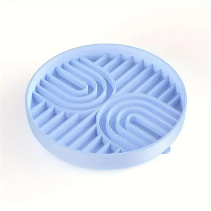 Pet Zone Silicone Dog Bowl Slow Feeder, Neater Feeder Non-Slip BPA Free Heat Resistant Dishwasher Safe, Fits 1-3 Cups Food Water, Reduces Anxiety, Slow Feeder Bowls