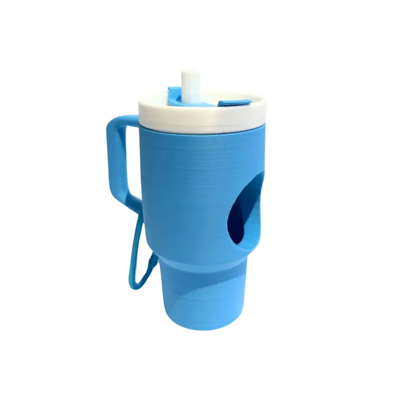 Tumbler Sustainable Dog Waste Bag Dispenser - Made from PLA, Includes Extra Clip for Leash Attachment, Fits Standard Waste Bag Roll