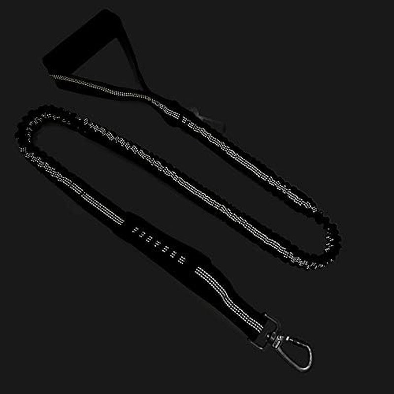 6FT Heavy-Duty Elastic Bungee Dog Leash with Shock Absorption and Padded Comfort Handle, Featuring Traffic Control for Medium to Large Dogs - Perfect for Training