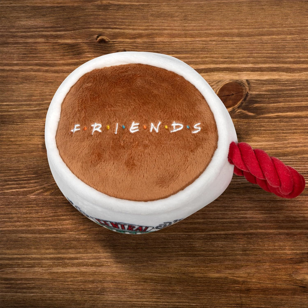 Central Perk Coffee Cup Plush Dog Toy Inspired by Friends TV Show