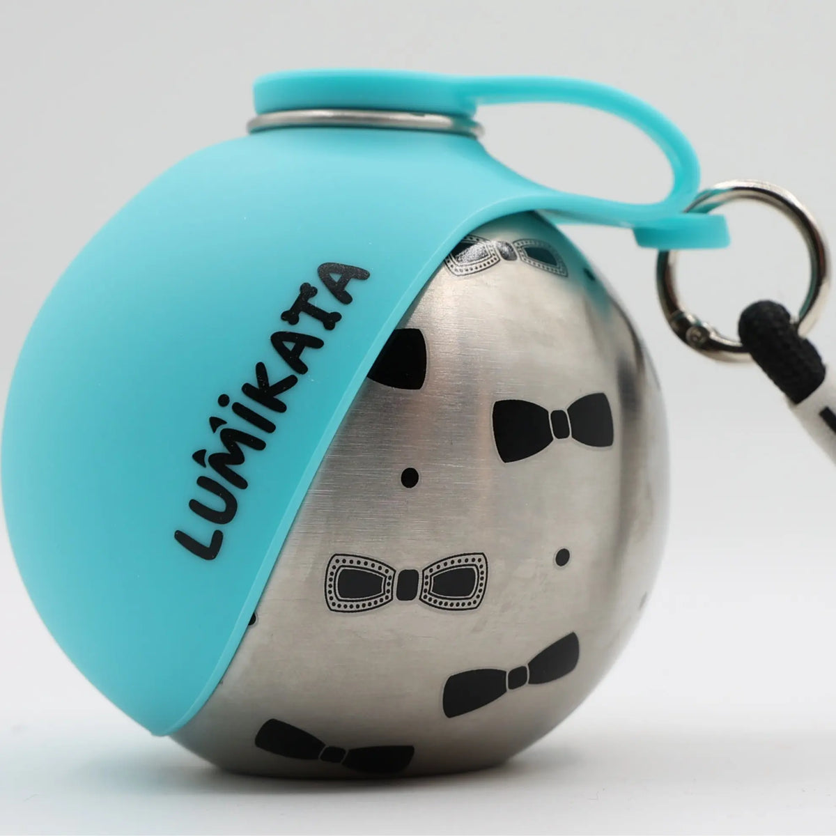 Lumikata 2-in-1 Portable Dog Water Bottle with Silicone Foldable Bowl - 10 oz Stainless Steel, Leak-Proof Design for Small Dogs, Perfect for Walks and Feeding