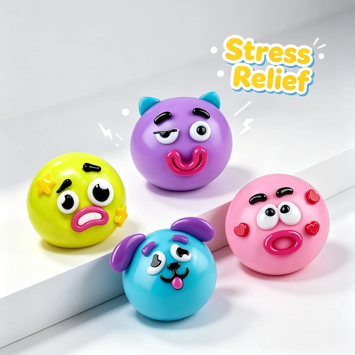 Smushers Curiosities Dog Face Swap Squishy - Soft, Moldable, Slow-Rise Relaxation Toy