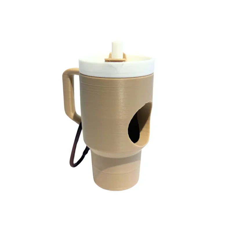 Tumbler Sustainable Dog Waste Bag Dispenser - Made from PLA, Includes Extra Clip for Leash Attachment, Fits Standard Waste Bag Roll