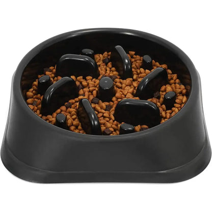 Large Dog Slow Feeder Bowl with Food-Safe Anti-Choke Puzzle Design