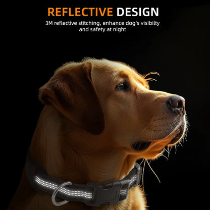 Premium Airtag Dog Collar Holder - Waterproof IP68, Ultra-Soft Air Mesh Padding, Reflective Features, and Durable Design for Medium to Large Dogs
