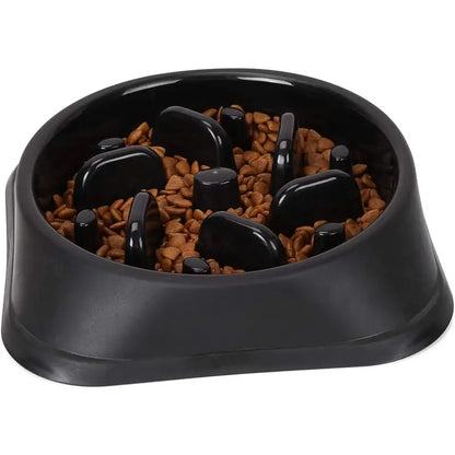 Large Dog Slow Feeder Bowl with Food-Safe Anti-Choke Puzzle Design