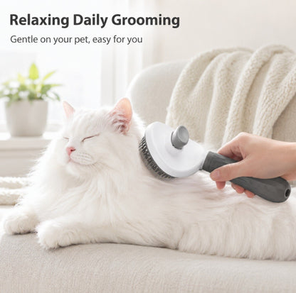 Pet Hair Remover Brush Self Cleaning Deshedding Grooming Comb for Dogs Cats