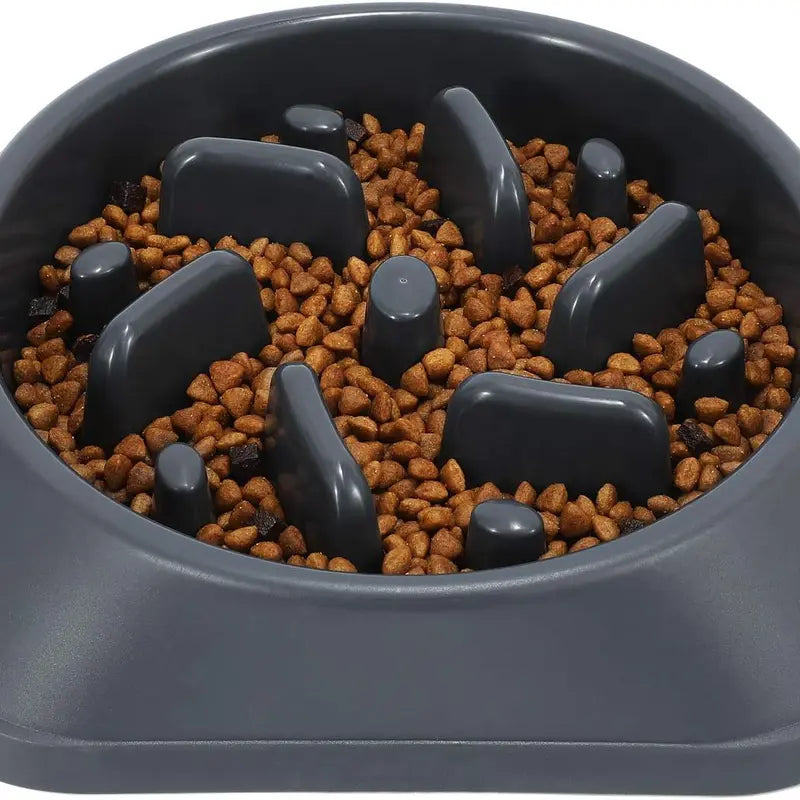 Large Dog Slow Feeder Bowl with Food-Safe Anti-Choke Puzzle Design