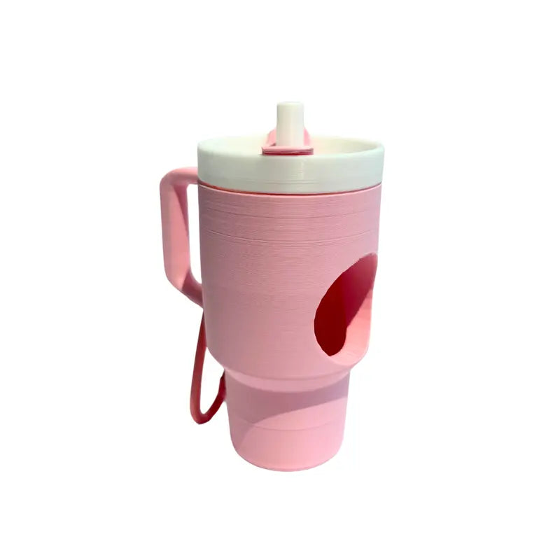 Tumbler Sustainable Dog Waste Bag Dispenser - Made from PLA, Includes Extra Clip for Leash Attachment, Fits Standard Waste Bag Roll