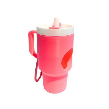 Tumbler Sustainable Dog Waste Bag Dispenser - Made from PLA, Includes Extra Clip for Leash Attachment, Fits Standard Waste Bag Roll